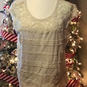 LC Lauren Conrad lace blouse